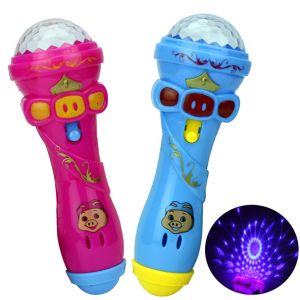 Flashing Projection Microphone Baby Learning Machine Educational Toy