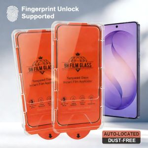 2Pcs For Samsung Galaxy S26 Ultra S25 Plus S23 S24 FE A27 A37 A57 A56 HD Tempered Glass Films Easy Installation Screen Protector