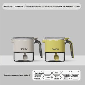 Ankou | Moisture-Proof and Sealed Spice Jars With Spoon