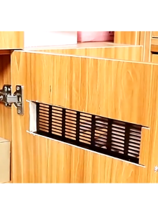 Aluminum Alloy Louvered Ventilated Grille Closet Shoe Wardrobe Air Vent Grille Cabinet Furniture Ventilation Cover