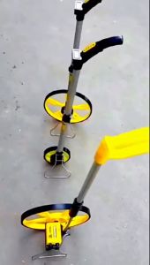 Folding Measuring Wheel Distance Roller 100KM Rangefinder with Big Wheel for Surveying & Mapping