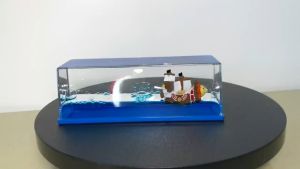 Wanli Sunshine Kapal Pesiar Botol Cairan Drift Dekorasi Kreatif Perahu Ornamen Mengambang Dekorasi Rumah Mainan Hadiah