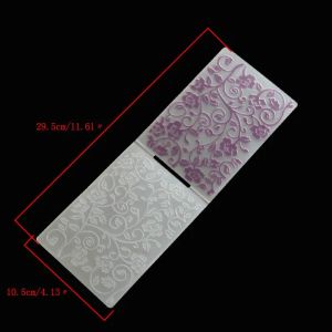 Heart Flower Lace Leaves Plastic Embossing Folder for Scrapbooking Album Decoration DIY Paper Birthday Card Making