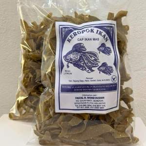panjang | lidah ayam | keropok kering ikan tamban | keropok ikan cap ikan mas