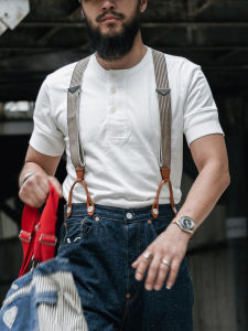 Rugged Bronson | Henry Neck American Vintage T-shirt