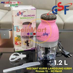 Blender Daging Chopper Elektrik 2 Liter Food Processor Blender Capsule Stainless Steel Blender 3in1 Juicer Serbaguna GSF 3802 Q2 7888