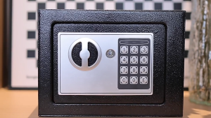 Mini Safety Vault Fire Proof Digital Safe Box For Home Money Cash Safety Box Security Password Box With Lock and Key