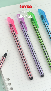 Ball Pen JOYKO Pulpen BP-428 Strong Mind 0.7mm 1 Pack Isi 12 Pcs