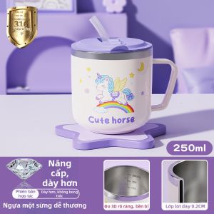 XIAOCHUSHU | Cốc Đo Sữa và Nước Inox 316 cho Trẻ Em