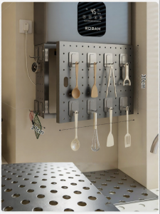 BEIQIVI | Magnetic Door Cover Storage Rack for Hiding Pipes and Water Heaters