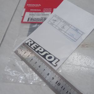 sticker stiker logo tulisan repsol ukuran 8cm original honda