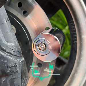 Motorcycle Bicycle Safety Anti-Theft Lock Motorcycle Mini Disc Brake Lock with 2 Keys