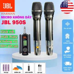 Micro JB11 Cao Cấp 950S - Micro Karaoke Không Dây Đa Năng Sử Dụng Cho Tất Loại Loa Kéo Vang Amply Thiết Kế Mới Lạ Siêu Đẹp Bắt Sóng Xa hơn 50M Bảo Hành 12 Tháng