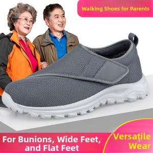 Elderly Shoes for Swollen Feet Men Women Recovery Big Bone Foot Thumb Extrusion Gout Special Shoes Wide And Plump