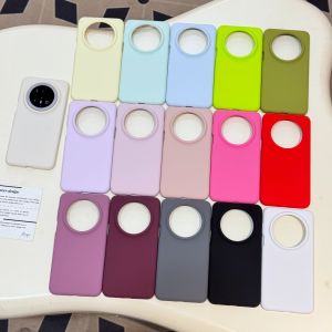 อย่างเป็นทางการซิลิโคนเหลวเรืองแสงสีนีออนสําหรับ Huawei Honor 200X50 GT Magic 7 6 Pro แฟชั่นกันกระแทก Candy Cover