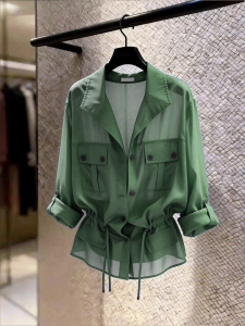 YNY | Youthful Stylish Loose Green Polo Shirt