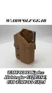 Outdoor sports toys competitive games Gear TMC 0305 Kydex Holster for G17G18CG19 (TMC 35-G17A) WARWOLFGEAR
