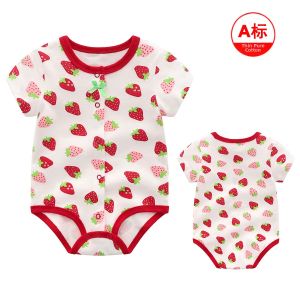 Prince Danton | Cute Strawberry Pink Babysuit Cotton