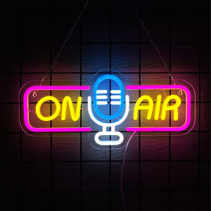On Air Neon Sign For Wall DecorLed Neon Light For Game RoomBroadcasting RoomLive RoomBedroom Decor Music StudioUSB Powered