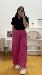 (cod)VIOLA KULOT CARGO KNIT JUMBO