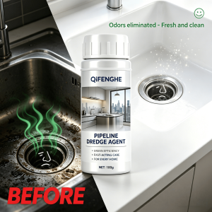 Pipeline Dredge Agent Drain Unblocker Effective Clog Remover for Kitchen Bathroom Sewer Lines Helps Eliminate Foul Smell