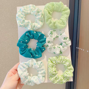 Cute Fresh Bow Hair Ties for Girls Baby Hair Bands Non-Damaging Elastic Hair Accessories Korean Style Childrens Headwear