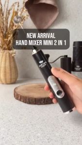 Hand Mixer Mini Pengocok Telur Kopi Milk Frother Battery Aduk elektrik