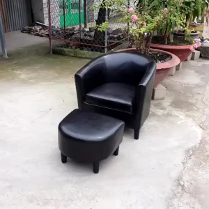 Sofa Đơn Da Simili Cao Cấp 65x65cm – Thích Hợp Phòng Tiếp Khách Làm Nail – BH 12 Tháng