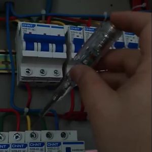 JUSTINLAU Bút Thử Điện Áp Xoay Chiều Không Tiếp Xúc Thông Minh Vôn Kế Kiểm Tra Điện Với Đèn Báo Tuốc Nơ Vít Công Cụ Đo Điện