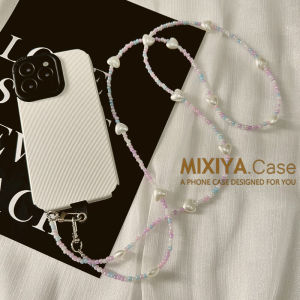 Phone Crossbody Rope New Arrival Chain Long Love Heart Beaded Camera Lanyard Sweet Girly Classy Small Fresh Ornaments Solid Stylish and Portable with Card Beads Anti-Lost Personalized Backpack Pendant