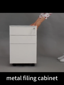 Office Mobile Pedestal File Cabinet with Wheels Drawers with Locks Office Storage Cabinet Lockers Office Furniture Kabinet Hidden Under Cabinet Storage