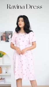 Ravina Mini Dress Rayon: Bahan Rayon Nyaman, Desain Modern