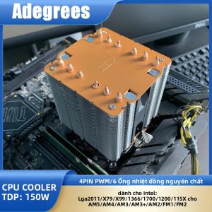 CPU Làm Mát Không Khí Cho Intel LGA 1700/1200/115x AMD AM5/AM4 4 Ống Dẫn Nhiệt Tháp Tản Nhiệt Bộ Vi Xử Lý PC Tích Hợp Với Quạt 92 Mm