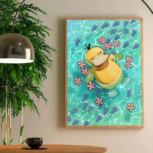 Oil Painting By Number Psyduck Van Gogh Scream Home Decoration Painting Wall Bedroom Room Decor Gift Frameelss Without Frame