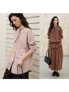 epoque de rueen | Reshapeable Anti-Wrinkle Bow Tie Blouse