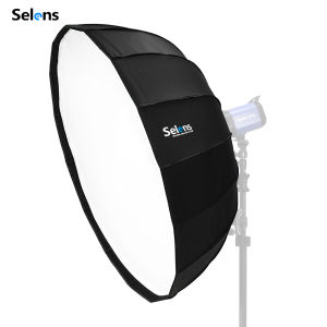Selens 65cm 105cm Umbrella Hexadecagon Softbox with Bowens Mount and Removable Diffusers Quick Folding Softbox with Carrying Bag for Photography Studio Speedlite Flash and Monolight