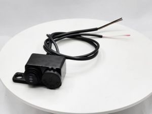 Motorcycle rechargeable switch dual head with USB left switch universal