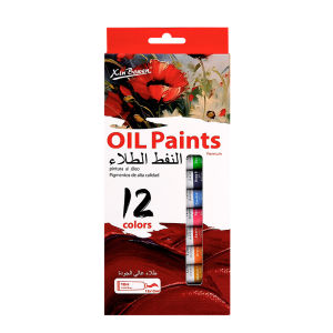 12 Color Oil Paints Set 12ml Tubes Art Supplies Students Beginners Waterproof Paints for Canvas Graffiti Fine Art Craft Projects