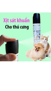 Xịt sát khuẩn chó mèo sát trùng chuồng lồng thú cưng 300ml