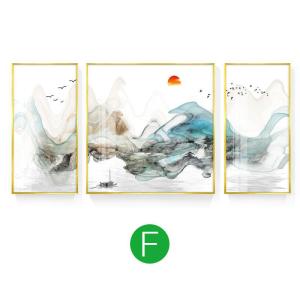 New Chinese Style Modern Minimalist Luxury Wealth Attracting Wall Hanging Painting