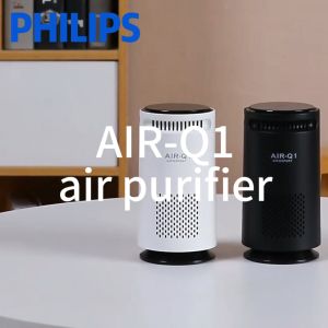 Multiple Purification Car Air Purifier Long-lasting Fragrance Filter Dust/Smoke/Allergens/Dust mites/PM2.5/Odor/Bacteria Plant Aromatherapy Mini Air Purifier