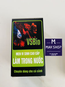 Men Vi Sinh Làm Trong Nước VS Bio 1 Hủ 80g Dạng Bột Men Vi Sinh Cao Cấp Cho Hồ Cá Cảnh Hồ Thủy Sinh