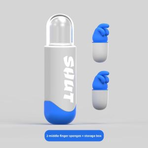 Creative Fist-Shaped Memory Foam Ear Plugs High Noise Reduction Low Pressure Comfort Earplugs for Sleep Snore Blocking
