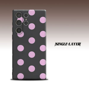 Pink Dot For Samsung Galaxy S26 S25 S24 A56 A36 Dual Layer Luxury Fashion Full Lens Protective Case