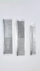 แปรงขนแมว, แปรงขนสุนัข, แปรงเก็บขนสูงสุด - 2 วัสดุสแตนเลส, สางขนส่วนใหญ่, ไม่แหลม, ไม่ทำให้เคืองผิวหนังเล็กๆ, มี 3 ขนาด