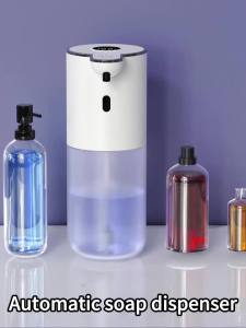 Máy Phân Phối Xà Phòng Cảm Ứng Thông Minh Tự Động 400ML Chống Nước IPX5 Điều Chỉnh Được 6 Mức Độ Tạo Bọt/dung Dịch Để Bàn/treo Tường Dùng Cho Nhà Bếp Phòng Tắm