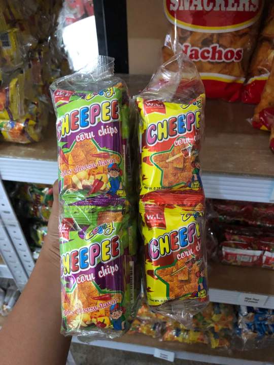 SCC 5packs X 12’s Cheepee Corn Chips Cheese Spicy Snacks All Time ...