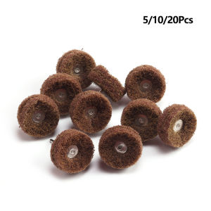 20/10/5pcs Nylon Mini Drill Abrasive Brush 25mm Buffing Polishing Wheel for Dremel Rotary Tool Accessorie Rust Remover Polishing