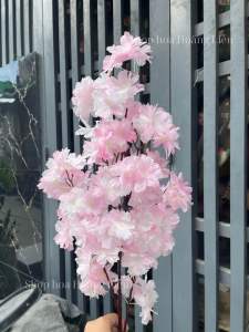 Cành hoa anh đào giả hoa anh đào giả Nhật Bản hoa giả trang trí