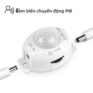 Có Thể Điều Chỉnh Thời Gian Trễ PIR Cảm Biến Chuyển Động DC5V-24V Hồng Ngoại Nhạy Cao Phát Hiện Hồng Ngoại Cho Dây Đèn Đèn Chiếu Sáng Ban Đêm
